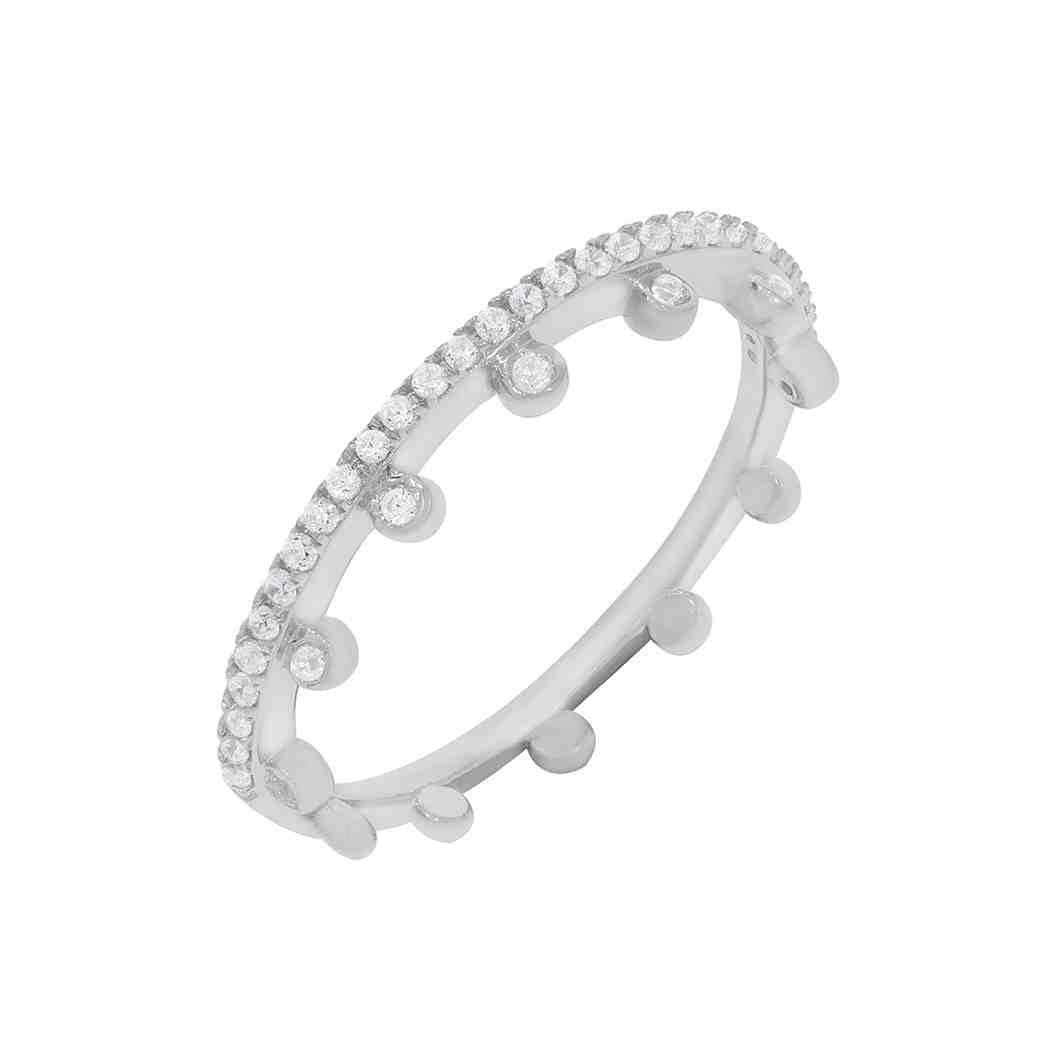 De Beers Dewdrop one line Ring LR12062A